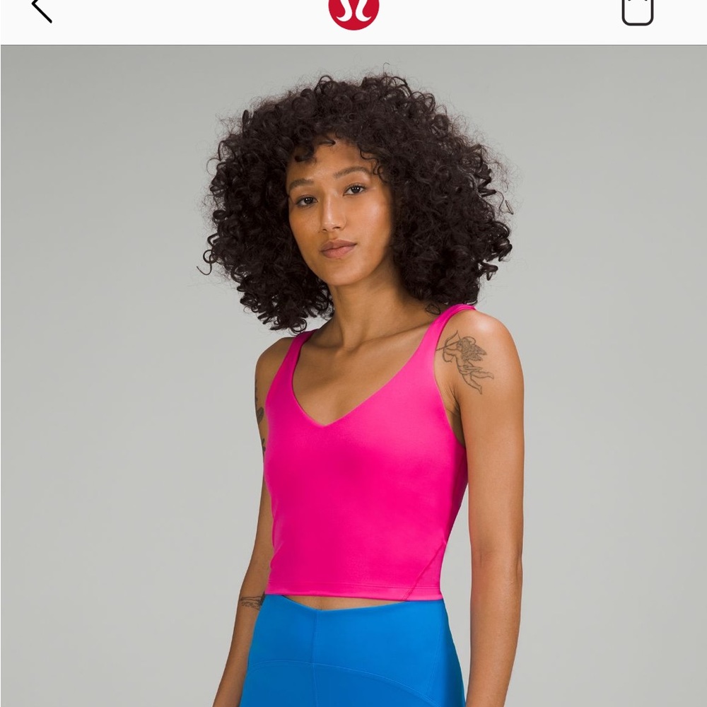 Sonic pink align tank